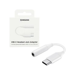 Adaptador de Audio Samsung EE-UC10JUWEGUS Tipo-C a 3,5mm Blanco Adaptador de Audio Samsung EE-UC10JUWEGUS Tipo-C a 3,5mm Blanco