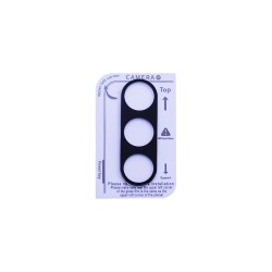 Protector de Lente de Cámara de Vidrio Templado para Samsung Galaxy S24 Plus Negro Protector de Lente de Cámara de Vidrio Templado para Samsung Galaxy S24 Plus Negro