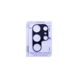 Protector de Lente de Cámara de Vidrio Templado para Samsung Galaxy S24 Ultra Negro Protector de Lente de Cámara de Vidrio Templado para Samsung Galaxy S24 Ultra Negro