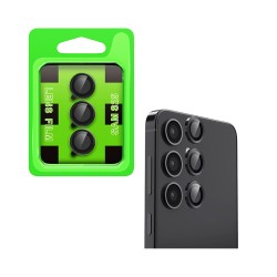 Back Camera Glass Protector for Samsung Galaxy S25 Black Back Camera Glass Protector for Samsung Galaxy S25 Black