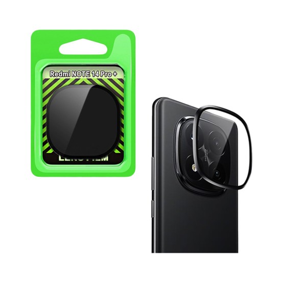 Protetor de Vidro da Câmera Traseira para Xiaomi Redmi Note 14 Pro Plus Preto Protetor de Vidro da Câmera Traseira para Xiaomi Redmi Note 14 Pro Plus Preto