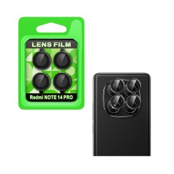 Back Camera Glass Protector for Xiaomi Redmi Note 14 Pro 5G Black Back Camera Glass Protector for Xiaomi Redmi Note 14 Pro 5G Black