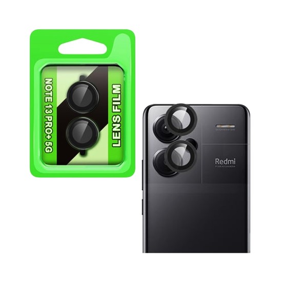 Protetor de Vidro da Câmera Traseira para Xiaomi Redmi Note 13 Pro Plus 5G Preto Protetor de Vidro da Câmera Traseira para Xiaomi Redmi Note 13 Pro Plus 5G Preto