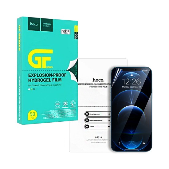 Protector de Pantalla HD Hoco GF010 Manual alignment para Todos los Smartphones Paquete de 50 piezas Transparente
