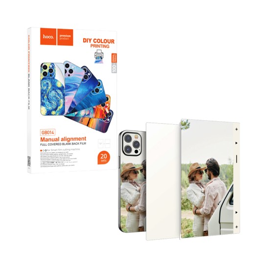 Protector de espalda Hoco GB014 customized Color printing para smartphone Paquete 20 piezas