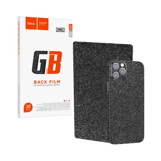 Protector de espalda Mate Hoco GB015 Frosted Diamond para smartphone Paquete 20 piezas Negro