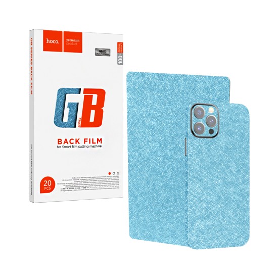 Protector de espalda Mate Hoco GB015 Frosted Diamond para smartphone Paquete 20 piezas Azul