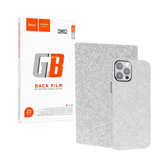 Protector de espalda Mate Hoco GB015 Frosted Diamond para smartphone Paquete 20 piezas Gris Plata