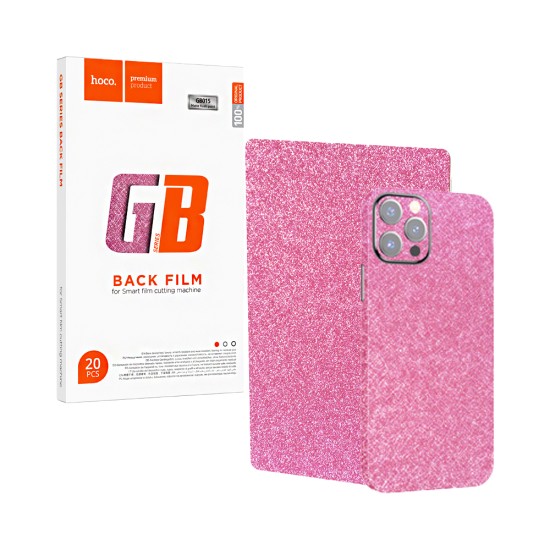 Protector de espalda Mate Hoco GB015 Frosted Diamond para smartphone Paquete 20 piezas Rosa rojo