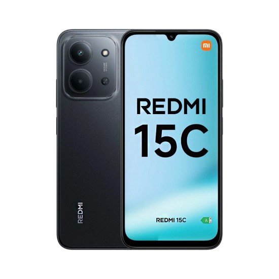 Smartphone Xiaomi Redmi 15C 4GB/128GB 6,9" Dual SIM Preto Meia Noite Smartphone Xiaomi Redmi 15C 4GB/128GB 6,9" Dual SIM Preto Meia Noite