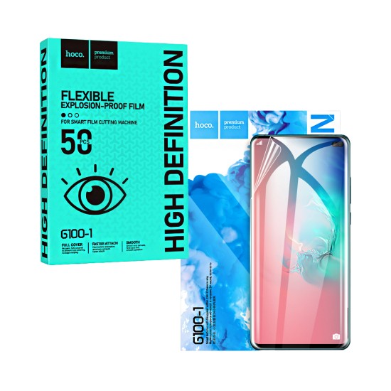 Protector de Pantalla HD Hoco G100-1 Intelligent para Smartphone Paquete de 50 piezas Transparente