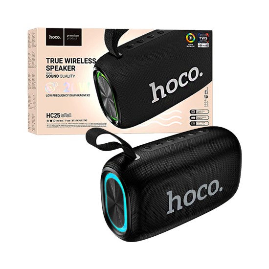 Hoco Portable Wireless Speaker HC25 Radiante sports Black
