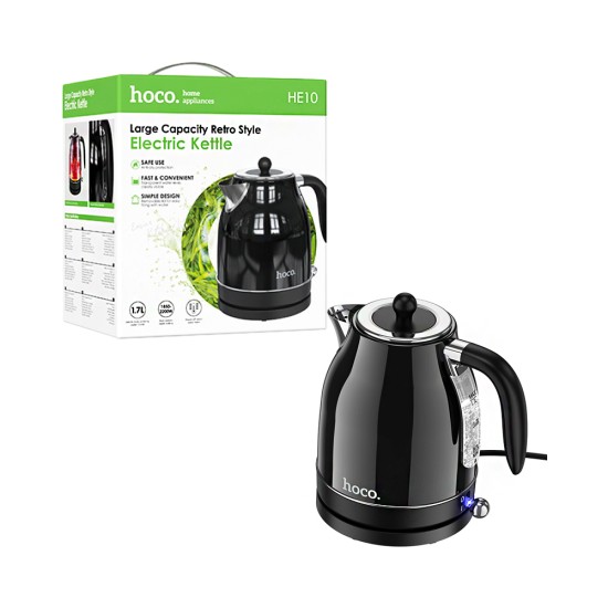 Chaleira Elétrica Hoco HE10 1,7L Preto