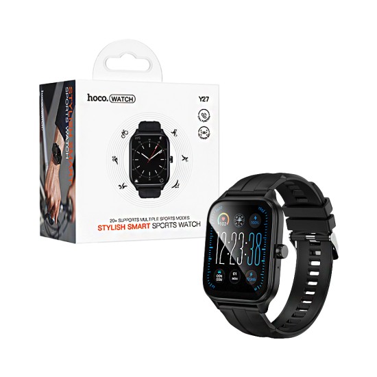 Smartwatch Hoco Y27 Smart Sports 1,95" (versão de chamada) Preto