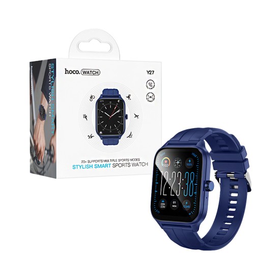 Smartwatch Hoco Y27 Smart Sports 1,95" (versão de chamada) Azul