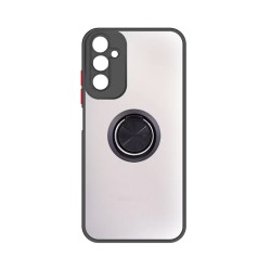 Case with Support Ring For Samsung Galaxy A14 5G Smoked Black Case with Support Ring For Samsung Galaxy A14 5G Smoked Black