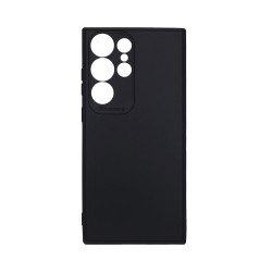 Soft Silicone Case with Camera Shield for Samsung Galaxy S23 Ultra Black Soft Silicone Case with Camera Shield for Samsung Galaxy S23 Ultra Black