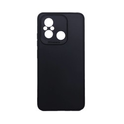 Funda de Silicona con Marco de Cámara para Xiaomi Redmi 12c Preto Funda de Silicona con Marco de Cámara para Xiaomi Redmi 12c Preto
