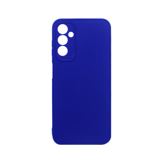 Capa de Silicone com Moldura de Câmera para Samsung Galaxy A14 Azul