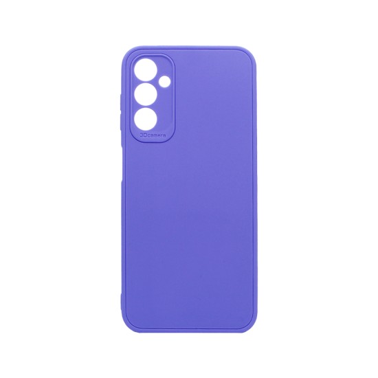 Capa de Silicone com Moldura de Câmera para Samsung Galaxy A14 Roxo