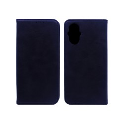 Leather Flip Cover with Internal Pocket for Oppo Reno8 Lite Black Leather Flip Cover with Internal Pocket for Oppo Reno8 Lite Black
