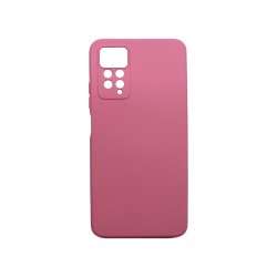 Capa de Silicone com Moldura de Câmera para Xiaomi Redmi Note 11 Pro Pink Capa de Silicone com Moldura de Câmera para Xiaomi Redmi Note 11 Pro Pink
