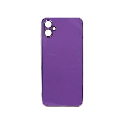 Capa de Silicone Designer com Moldura de Câmera para Samsung Galaxy A05 Roxo Capa de Silicone Designer com Moldura de Câmera para Samsung Galaxy A05 Roxo