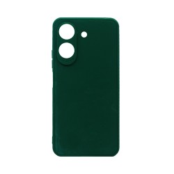Funda de Silicona Suave con Marco de Cámara para Xiaomi Redmi 13C/Poco C65 Verde Funda de Silicona Suave con Marco de Cámara para Xiaomi Redmi 13C/Poco C65 Verde