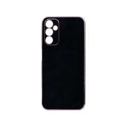 Capa de Silicone Designer com Moldura de Câmera para Samsung Galaxy A14 4G/5G Preto Capa de Silicone Designer com Moldura de Câmera para Samsung Galaxy A14 4G/5G Preto