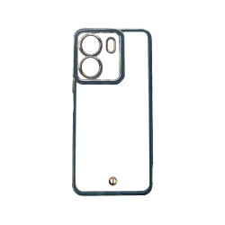 Capa de Silicone Transparente com Moldura de Câmera para Xiaomi Redmi 13C 4G/Poco C65 Verde Capa de Silicone Transparente com Moldura de Câmera para Xiaomi Redmi 13C 4G/Poco C65 Verde