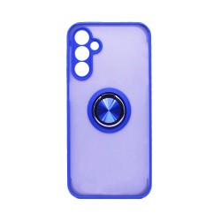Capa com Anel de Suporte para Samsung Galaxy A55 5G Azul Fumado Capa com Anel de Suporte para Samsung Galaxy A55 5G Azul Fumado
