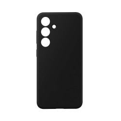 Capa de Silicone para Samsung Galaxy S24 Plus Preto Capa de Silicone para Samsung Galaxy S24 Plus Preto