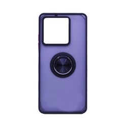 Case with Support Ring for Xiaomi Redmi Note 13 5G Smoked Black Case with Support Ring for Xiaomi Redmi Note 13 5G Smoked Black