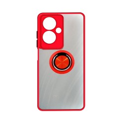 Case with Support Ring for Oppo A79 5G Smoked Red Case with Support Ring for Oppo A79 5G Smoked Red