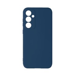 Capa de Silicone com Moldura de Câmera para Samsung Galaxy S23 FE Azul Escuro Capa de Silicone com Moldura de Câmera para Samsung Galaxy S23 FE Azul Escuro