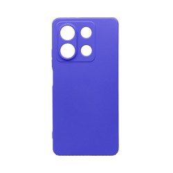 Funda de Silicona con Marco de Cámara para Xiaomi Redmi Note 13 5G Púrpura Funda de Silicona con Marco de Cámara para Xiaomi Redmi Note 13 5G Púrpura