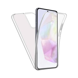 Funda de Silicona 360º para Samsung Galaxy A35 5G Transparente Funda de Silicona 360º para Samsung Galaxy A35 5G Transparente