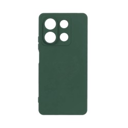 Funda de Silicona con Marco de Cámara para Xiaomi Redmi Note 13 5G Verde Funda de Silicona con Marco de Cámara para Xiaomi Redmi Note 13 5G Verde
