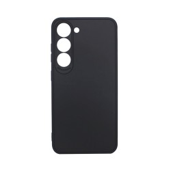 Soft Silicone Case with Camera Shield for Samsung Galaxy S24 Plus Black Soft Silicone Case with Camera Shield for Samsung Galaxy S24 Plus Black