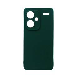 Funda de silicona suave con Marco de Cámara para Xiaomi Redmi Note 13 Pro Plus Verde Funda de silicona suave con Marco de Cámara para Xiaomi Redmi Note 13 Pro Plus Verde