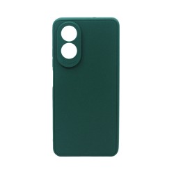 Funda de Silicona suave con Marco de Cámara para Oppo A18 4G/A38 4G Verde Funda de Silicona suave con Marco de Cámara para Oppo A18 4G/A38 4G Verde