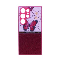 Funda Duro Diseño para Samsung Galaxy S24 Ultra Rojo Funda Duro Diseño para Samsung Galaxy S24 Ultra Rojo
