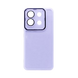 Funda de Silicona Transparente con Marco de Cámara para Xiaomi Redmi Note 13 Pro 5G/Poco X6 5G Blanco Funda de Silicona Transparente con Marco de Cámara para Xiaomi Redmi Note 13 Pro 5G/Poco X6 5G Blanco