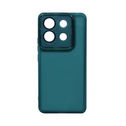 Funda de Silicona Transparente con Marco de Cámara para Xiaomi Redmi Note 13 Pro 5G/Poco X6 5G Verde Funda de Silicona Transparente con Marco de Cámara para Xiaomi Redmi Note 13 Pro 5G/Poco X6 5G Verde