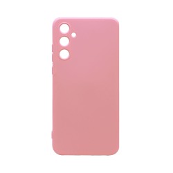 Capa de Silicone com Moldura de Câmera para Samsung Galaxy A55 5G Rosa Capa de Silicone com Moldura de Câmera para Samsung Galaxy A55 5G Rosa