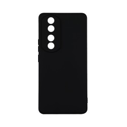 Capa de Silicone com Moldura de Câmera para Huawei Honor 90 Preto Capa de Silicone com Moldura de Câmera para Huawei Honor 90 Preto