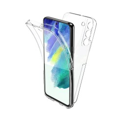 Capa de Silicone com Moldura da Câmera 360º para Samsung Galaxy S22 Plus Transparente Capa de Silicone com Moldura da Câmera 360º para Samsung Galaxy S22 Plus Transparente