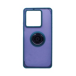 Funda con Anilla de Soporte para Xiaomi Redmi Note 13 5G Verde Ahumado Funda con Anilla de Soporte para Xiaomi Redmi Note 13 5G Verde Ahumado