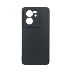 Funda de Silicona Suave con Marco de Cámara para Xiaomi 13T/13T Pro Negro Funda de Silicona Suave con Marco de Cámara para Xiaomi 13T/13T Pro Negro