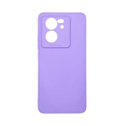 Funda de Silicona Suave con Marco de Cámara para Xiaomi 13T/13T Pro Púrpura Funda de Silicona Suave con Marco de Cámara para Xiaomi 13T/13T Pro Púrpura